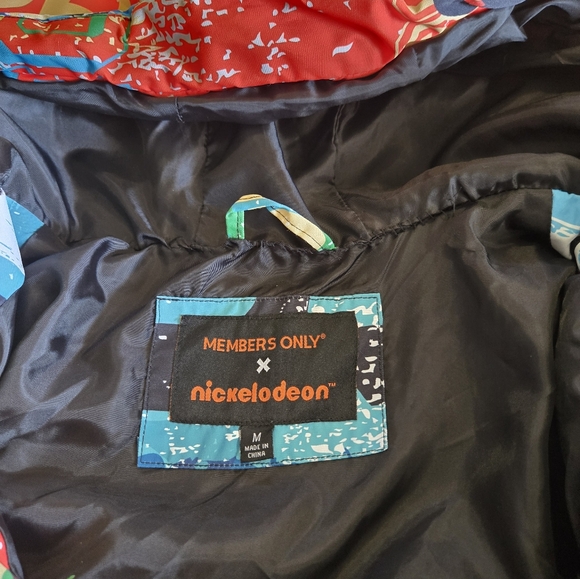 Members Only Spongebob Jacket Men Size M - Picture 9 of 10